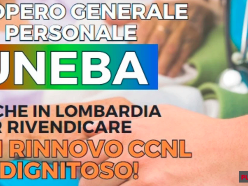 UNEBA: Sciopero generale lunedì 16 settembre