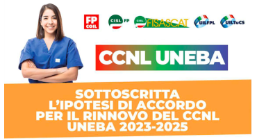 Terzo Settore: sottoscritta l'ipotesi di accordo per il rinnovo del CCNL UNEBA 2023 - 2025