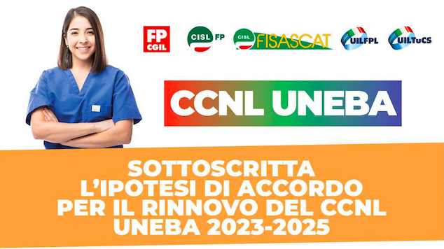 Terzo Settore: sottoscritta l'ipotesi di accordo per il rinnovo del CCNL UNEBA 2023 - 2025