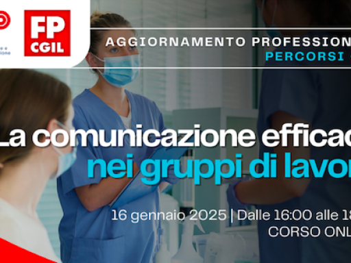 FORMAZIONE GRATUITA PER GLI ISCRITTI: Corso OSS - La comunicazione efficace nei gruppi di lavoro